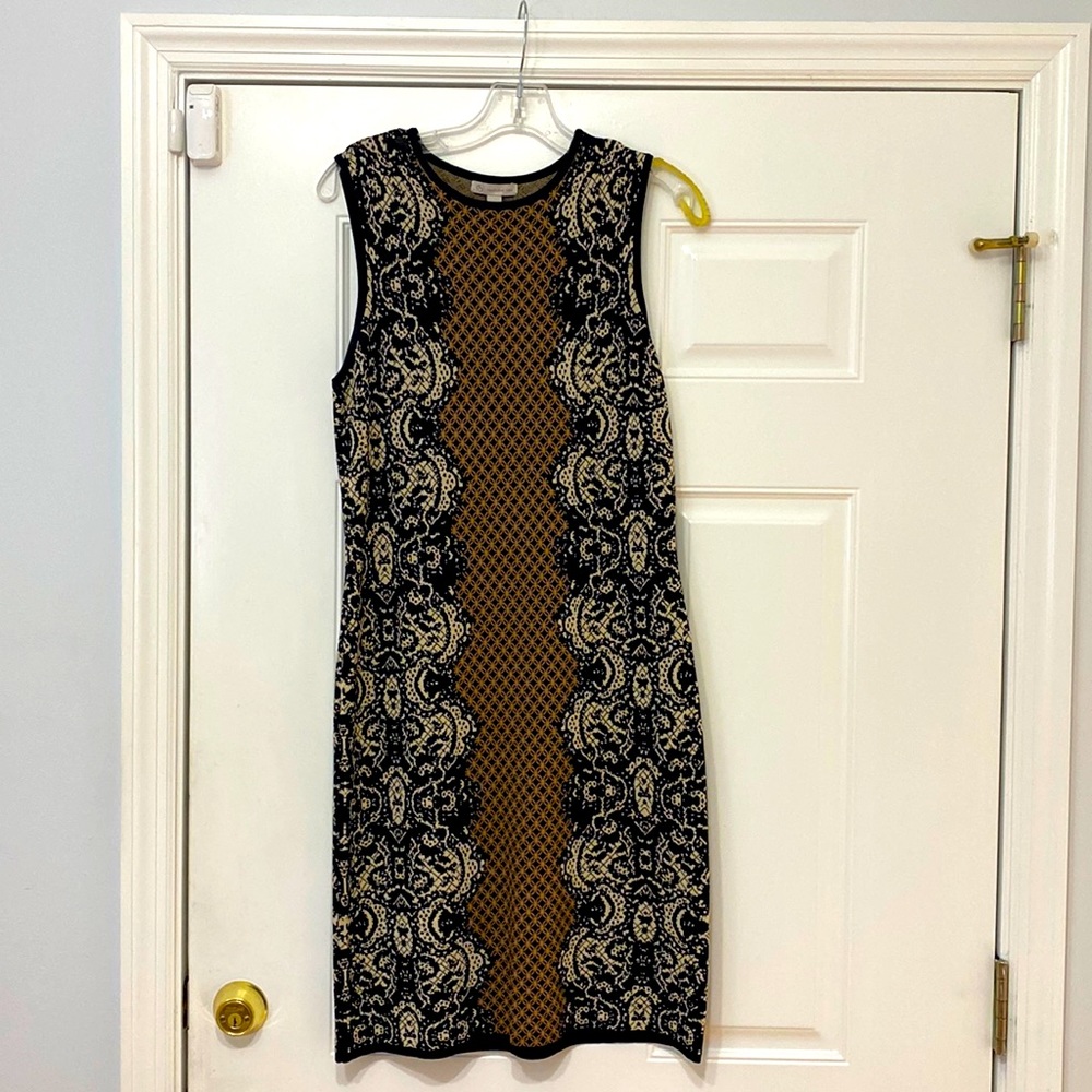 Dress Barn sleeveless knit dress size large. Excellent condition worn once